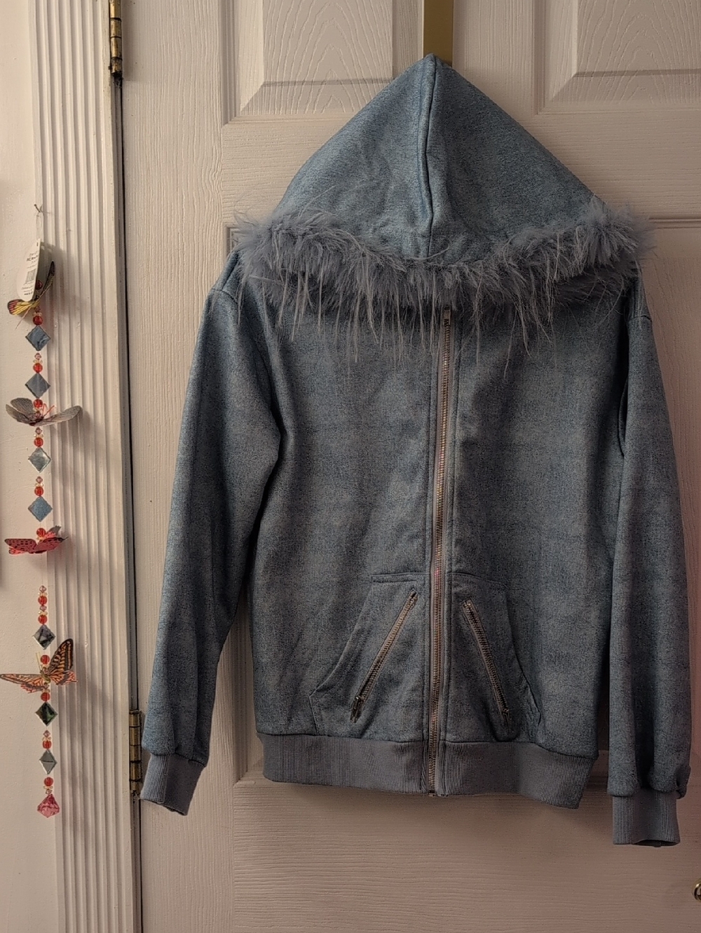 New Blue Furry Hoodie💙